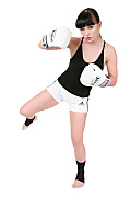 Ally Style Right hook istripper model