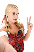 Sarika Tartan Treat  istripper model