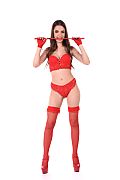 Neesa The Red Whip istripper model