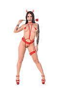 Medusa Horny Red Devil istripper model